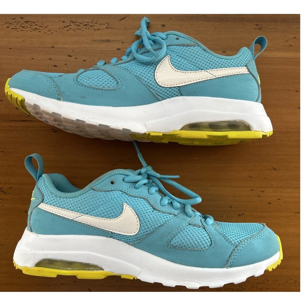 Nike Air Max Muse Teal White Mesh Running Walking Gym Women 8 Athletic Sneaker - Picture 2 of 7